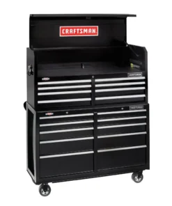CRAFTSMAN Bottom Tool Cabinets 2000 Series 52-in W x 37.5-in H 10-Drawer Steel Rolling Tool Cabinet (Black) 12 CRAFTSMAN Bottom Tool Cabinets 2000 Series 52-in W x 37.5-in H 10-Drawer Steel Rolling Tool Cabinet (Black) -Craftsman Store 18228765