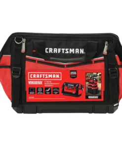 CRAFTSMAN Tool Bags VERSASTACK Red/Black Polyester 17-in Zippered Tool Bag -Craftsman Store 40664500