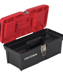 CRAFTSMAN Portable Tool Boxes Diy﻿ 16-in Red Plastic Lockable Tool Box -Craftsman Store 40774664