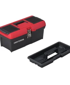 CRAFTSMAN Portable Tool Boxes Diy﻿ 16-in Red Plastic Lockable Tool Box -Craftsman Store 40774665