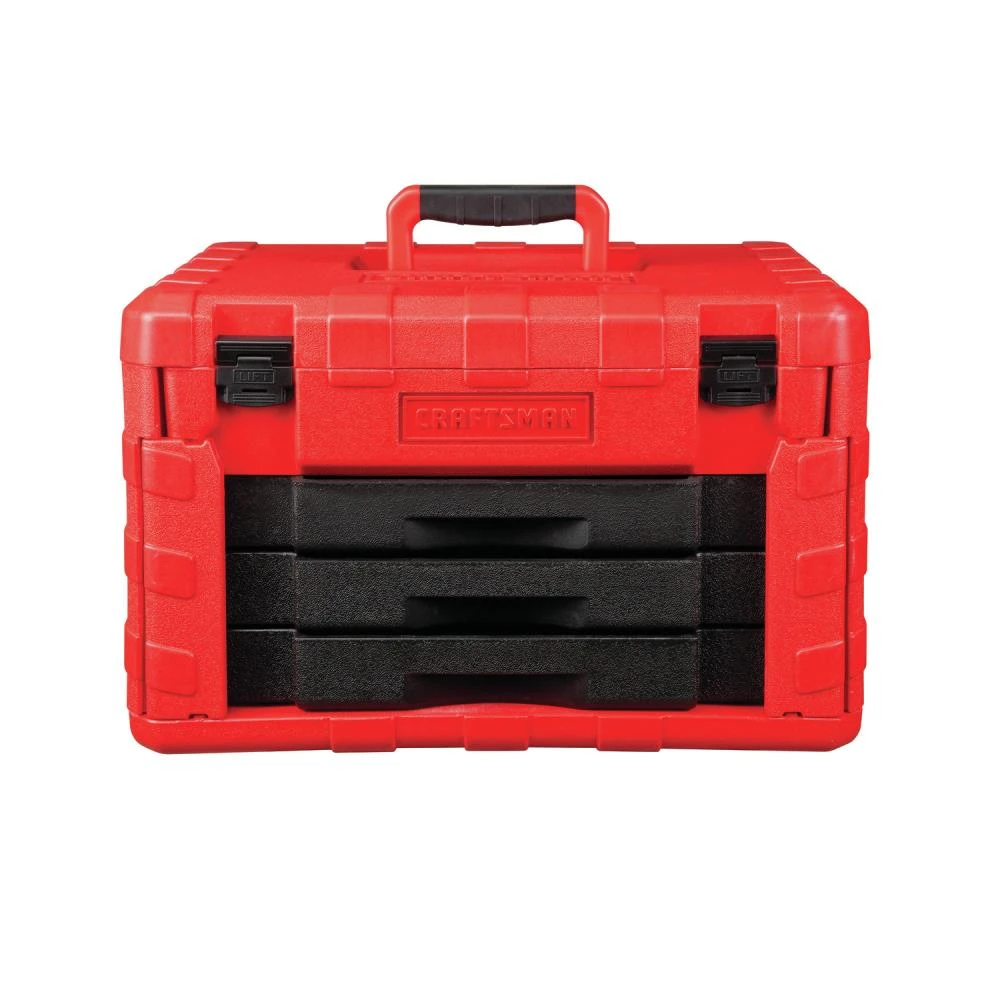 CRAFTSMAN Mechanics Tool Sets 232-Piece Standard (SAE) and Metric Combination Polished Chrome Mechanics Tool Set (1/4-in; 3/8-in) 7 CRAFTSMAN Mechanics Tool Sets 232-Piece Standard (SAE) and Metric Combination Polished Chrome Mechanics Tool Set (1/4-in; 3/8-in) - Image 7