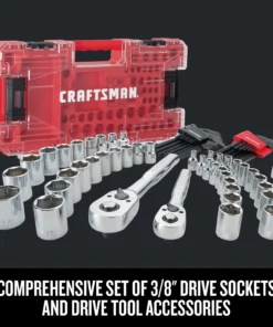 CRAFTSMAN Mechanics Tool Sets Versastack 71-Piece Standard (SAE) and Metric Combination Polished Chrome Mechanics Tool Set (1/4-in; 3/8-in;) -Craftsman Store 40777380