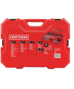 CRAFTSMAN Mechanics Tool Sets 159-Piece Standard (SAE) and Metric Combination Polished Chrome Mechanics Tool Set (1/4-in; 3/8-in) 11 CRAFTSMAN Mechanics Tool Sets 159-Piece Standard (SAE) and Metric Combination Polished Chrome Mechanics Tool Set (1/4-in; 3/8-in) -Craftsman Store 40844054