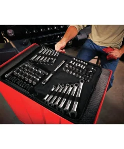 CRAFTSMAN Mechanics Tool Sets 66-Piece Standard (SAE) and Metric Combination Polished Chrome Mechanics Tool Set (3/8-in) -Craftsman Store 40988332