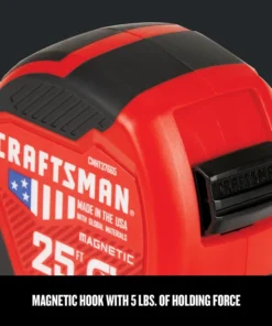 CRAFTSMAN Tape Measures PROREACH 25-ft Magnetic Tape Measure -Craftsman Store 40988366