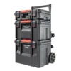 CRAFTSMAN Portable Tool Boxes TradeStack System Tower 22-in Black Plastic Wheels Lockable Tool Box