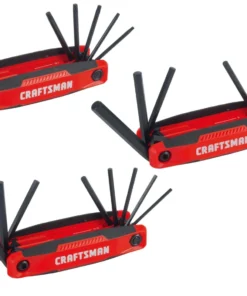 CRAFTSMAN Hex Keys & Torx Keys 25-key Standard (Sae) and Metric Combination Folding Hex Key Set -Craftsman Store 42397103