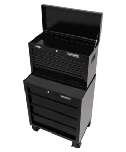 CRAFTSMAN Bottom Tool Cabinets 1000 Series 26.5-in W x 32.5-in H 4-Drawer Steel Rolling Tool Cabinet (Black) -Craftsman Store 42548644
