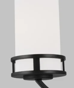 Sea Gull Lighting Chandeliers Robie 5-Light Midnight Black Craftsman Chandelier -Craftsman Store 42632014