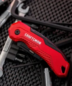 CRAFTSMAN Utility Knives 3/4-in 1-Blade Folding Utility Knife with On Tool Blade Storage -Craftsman Store 42690254 scaled
