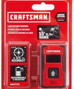 CRAFTSMAN Laser Distance Measurers CFT 55' POCKET LDM -Craftsman Store 42698305
