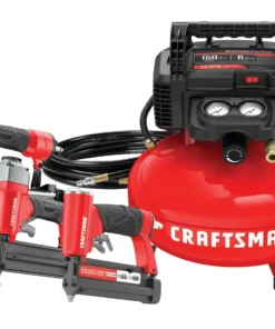 CRAFTSMAN Air Compressors 6-Gallon Single Stage Portable Corded Electric Pancake Air Compressor with Accessories (3-Tools Included)