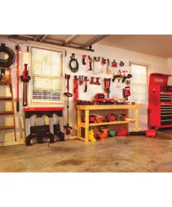 CRAFTSMAN Saw Horses 26.91-in W x 32.41-in H Adjustable Metal and Plastic Saw Horse (2500-lb Capacity) -Craftsman Store 43111255