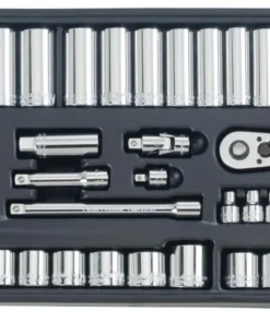 CRAFTSMAN Mechanics Tool Sets 308-Piece Standard (SAE) and Metric Combination Polished Chrome Mechanics Tool Set (1/4-in; 3/8-in) -Craftsman Store 43236105