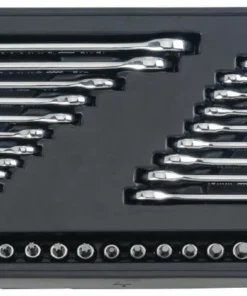 CRAFTSMAN Mechanics Tool Sets 308-Piece Standard (SAE) and Metric Combination Polished Chrome Mechanics Tool Set (1/4-in; 3/8-in) -Craftsman Store 43236108