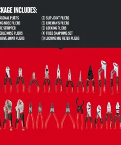 CRAFTSMAN Plier Sets 25-Pack Assorted Plier Set -Craftsman Store 43490818