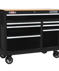 CRAFTSMAN Bottom Tool Cabinets 2000 Series 41-in W x 35-in H 7-Drawer Steel Rolling Tool Cabinet (Black) -Craftsman Store 43500125