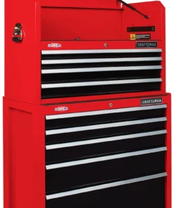 CRAFTSMAN Top Tool Chests 2000 Series 37-in W x 24.5-in H 4-Drawer Steel Tool Chest (Red) -Craftsman Store 43500170 scaled