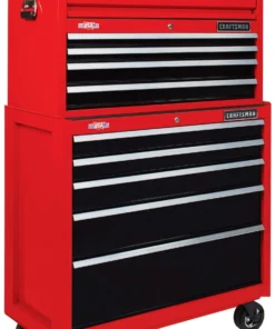 CRAFTSMAN Top Tool Chests 2000 Series 37-in W x 24.5-in H 4-Drawer Steel Tool Chest (Red) -Craftsman Store 43500171 scaled