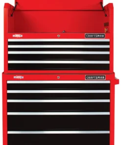 CRAFTSMAN Top Tool Chests 2000 Series 37-in W x 24.5-in H 4-Drawer Steel Tool Chest (Red) -Craftsman Store 43500172 scaled