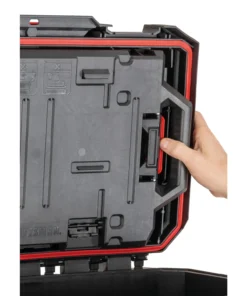 CRAFTSMAN Portable Tool Boxes TradeStack System Tower 22-in Black Plastic Wheels Lockable Tool Box -Craftsman Store 43569039