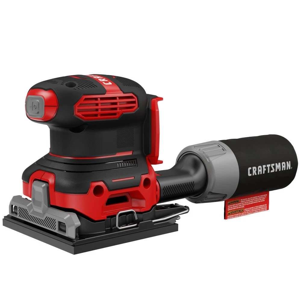 CRAFTSMAN Power Sanders 20-Volt Cordless Sheet Sander with Dust Management 1 CRAFTSMAN Power Sanders 20-Volt Cordless Sheet Sander with Dust Management
