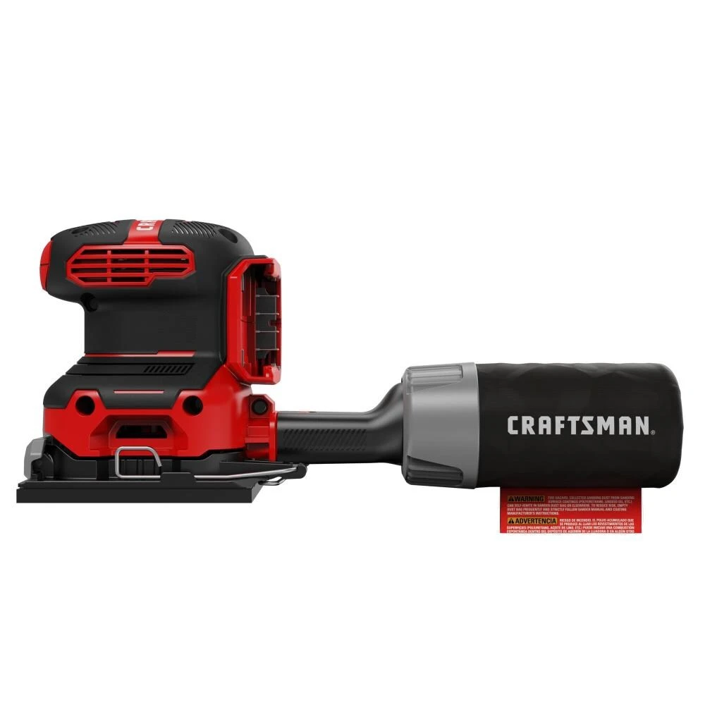 CRAFTSMAN Power Sanders 20-Volt Cordless Sheet Sander with Dust Management 2 CRAFTSMAN Power Sanders 20-Volt Cordless Sheet Sander with Dust Management - Image 2