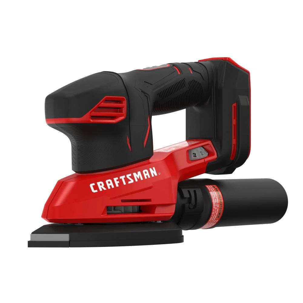 CRAFTSMAN Power Sanders 20-Volt Cordless Detail Sander with Dust Management 5 CRAFTSMAN Power Sanders 20-Volt Cordless Detail Sander with Dust Management - Image 5