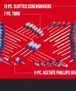 CRAFTSMAN Screwdrivers 42-Piece Acetate Handle Set Screwdriver Set -Craftsman Store 44099935
