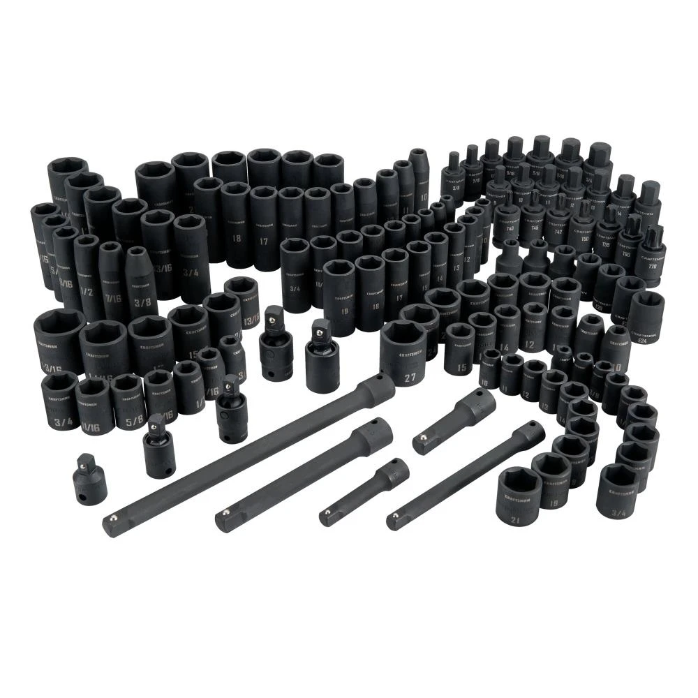 CRAFTSMAN Mechanics Tool Sets CM 130PC Impact Socket and AC Set 1 CRAFTSMAN Mechanics Tool Sets CM 130PC Impact Socket and AC Set