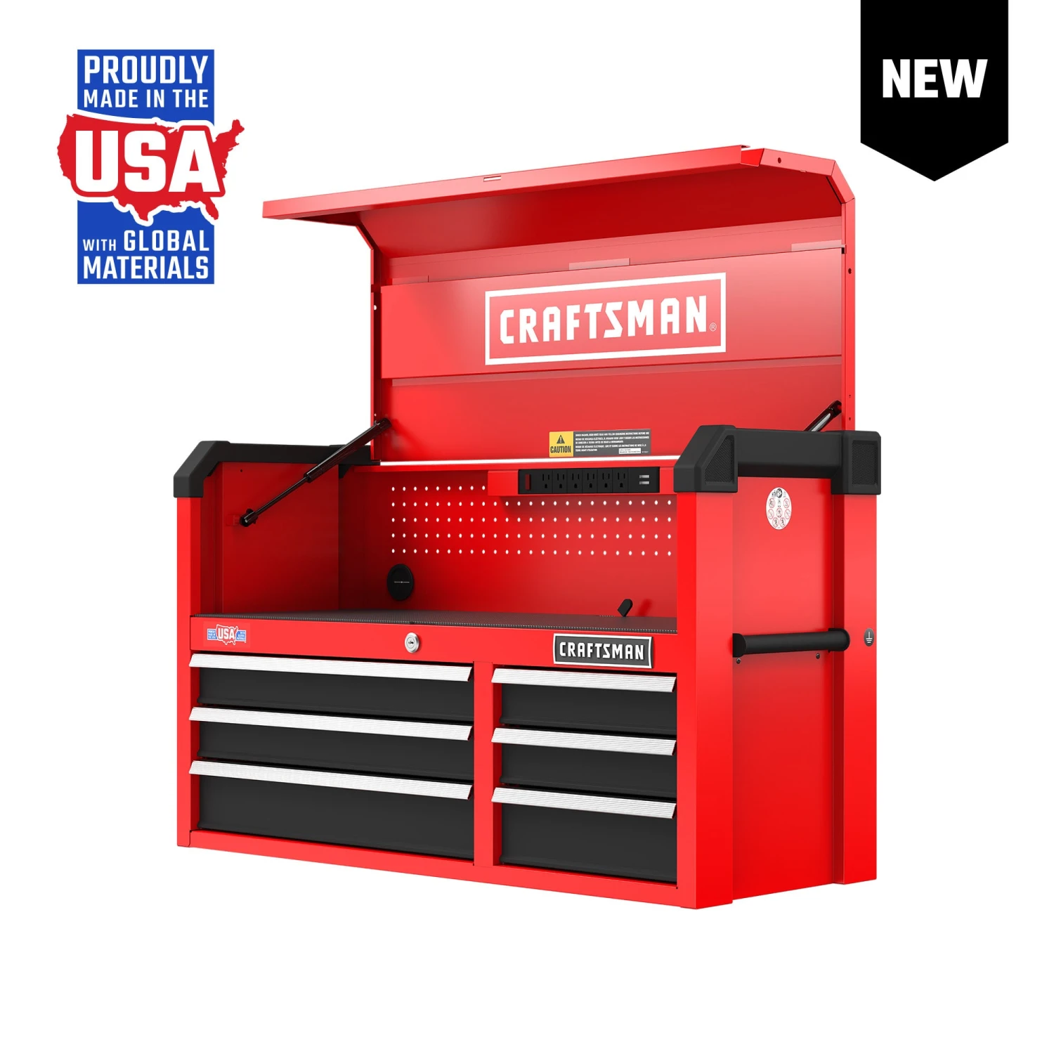 CRAFTSMAN Top Tool Chests 2000 Series 41-In 6-Drawer Chest - Red 1 CRAFTSMAN Top Tool Chests 2000 Series 41-In 6-Drawer Chest - Red