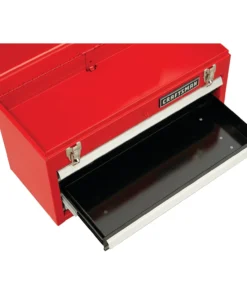 CRAFTSMAN Portable Tool Boxes Portable 20.5-in Ball-bearing 3-Drawer Red Steel Lockable Tool Box -Craftsman Store 44397002