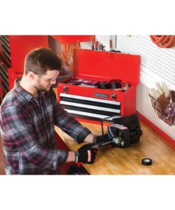 CRAFTSMAN Portable Tool Boxes Portable 20.5-in Ball-bearing 3-Drawer Red Steel Lockable Tool Box -Craftsman Store 44397003