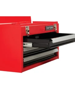 CRAFTSMAN Portable Tool Boxes Portable 20.5-in Ball-bearing 3-Drawer Red Steel Lockable Tool Box -Craftsman Store 44397004