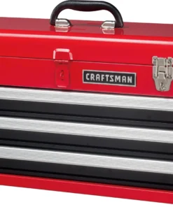 CRAFTSMAN Portable Tool Boxes Portable 20.5-in Ball-bearing 3-Drawer Red Steel Lockable Tool Box -Craftsman Store 44397006