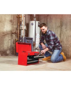 CRAFTSMAN Portable Tool Boxes Portable 20.5-in Ball-bearing 3-Drawer Red Steel Lockable Tool Box -Craftsman Store 44397010