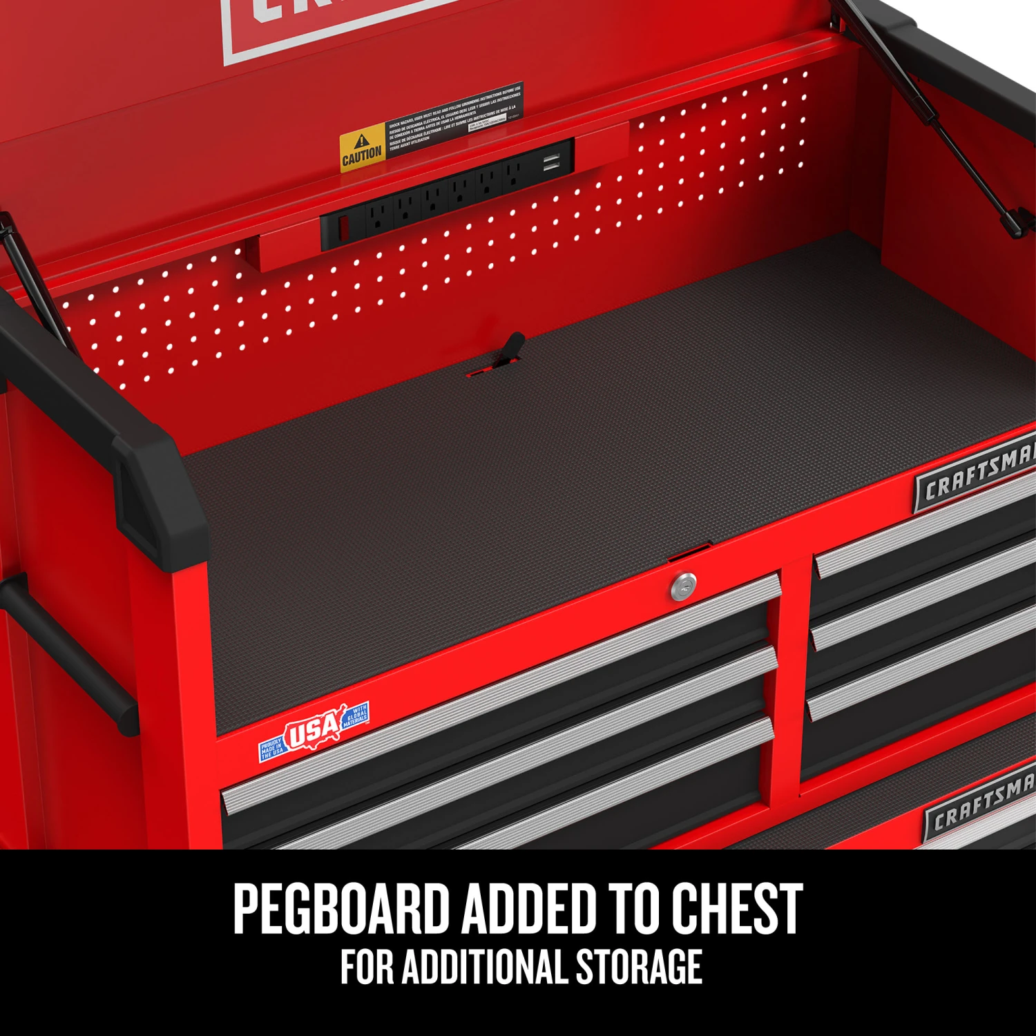 CRAFTSMAN Top Tool Chests 2000 Series 41-In 6-Drawer Chest - Red 3 CRAFTSMAN Top Tool Chests 2000 Series 41-In 6-Drawer Chest - Red - Image 3