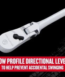 CRAFTSMAN Ratchets & Ratchet Sets V-series 80-Tooth 1/4-in Drive Flexible Head Standard Ratchet -Craftsman Store 44481455