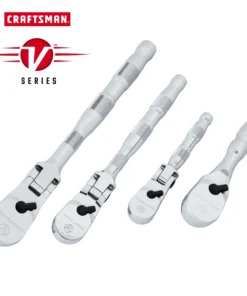 CRAFTSMAN Ratchets & Ratchet Sets V-series 4-Piece Set Drive Flexible Head Standard Ratchet Set