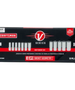 CRAFTSMAN Sockets & Socket Sets V-Series 12-Piece Standard (SAE) 3/8-in Drive 6-point Set Deep Socket Set 23 CRAFTSMAN Sockets & Socket Sets V-Series 12-Piece Standard (SAE) 3/8-in Drive 6-point Set Deep Socket Set -Craftsman Store 44486433