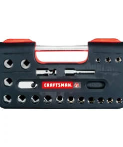 CRAFTSMAN Sockets & Socket Sets V-Series 21-Piece Metric 1/2-in Drive 6-point Set Shallow Socket Set 14 CRAFTSMAN Sockets & Socket Sets V-Series 21-Piece Metric 1/2-in Drive 6-point Set Shallow Socket Set -Craftsman Store 44496432