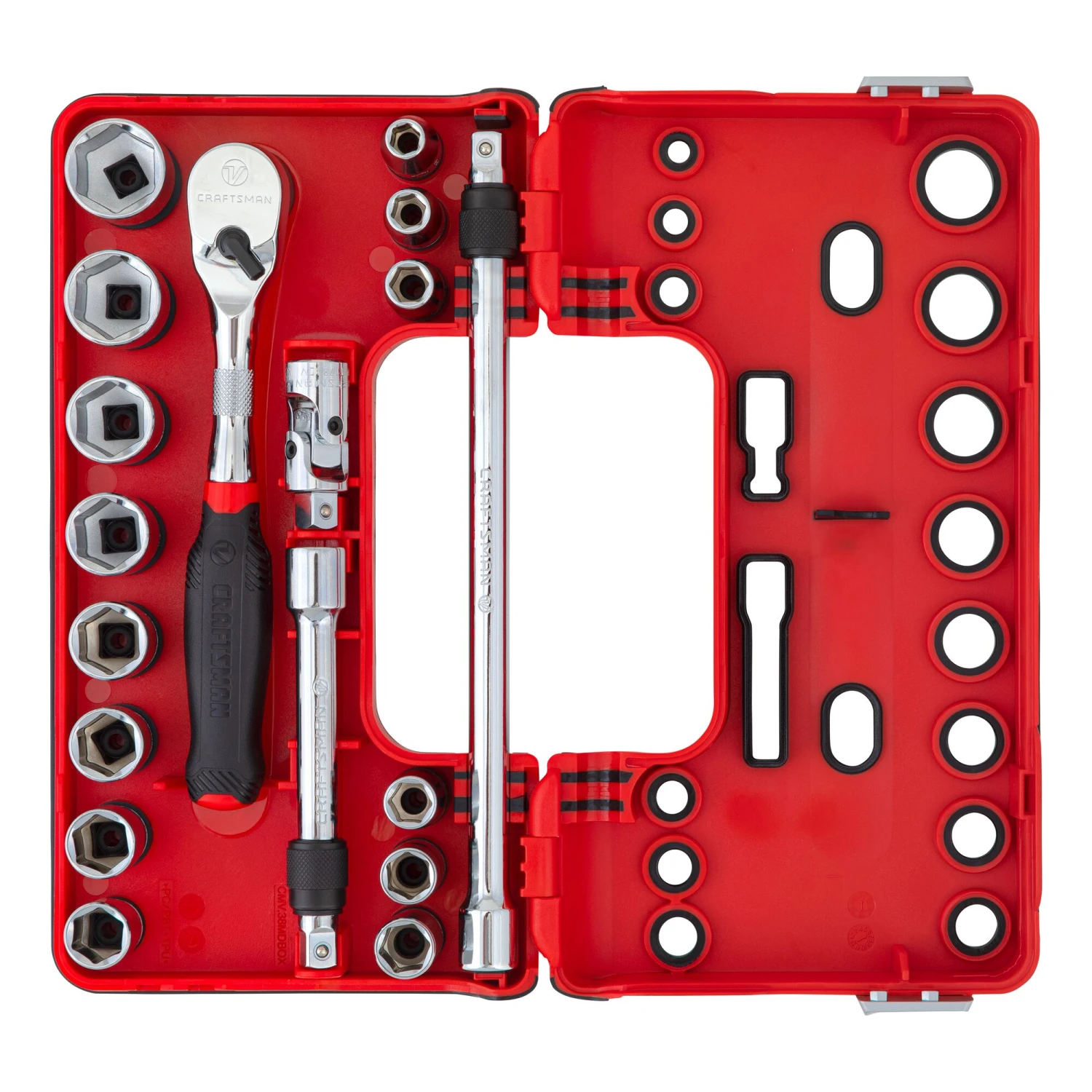 CRAFTSMAN Sockets & Socket Sets V-Series 18-Piece Metric 3/8-in Drive 6-point Set Shallow Socket Set 5 CRAFTSMAN Sockets & Socket Sets V-Series 18-Piece Metric 3/8-in Drive 6-point Set Shallow Socket Set - Image 5
