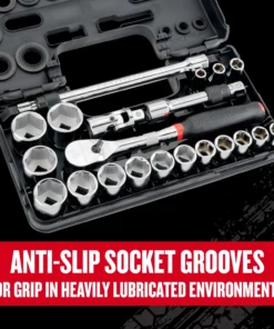 CRAFTSMAN Sockets & Socket Sets V-Series 21-Piece Standard (SAE) 1/2-in Drive 6-point Set Shallow Socket Set 19 CRAFTSMAN Sockets & Socket Sets V-Series 21-Piece Standard (SAE) 1/2-in Drive 6-point Set Shallow Socket Set -Craftsman Store 44559809
