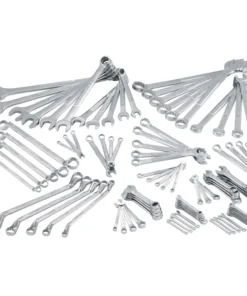 CRAFTSMAN Mechanics Tool Sets 92-Piece Standard (SAE) and Metric Combination Polished Chrome Mechanics Tool Set