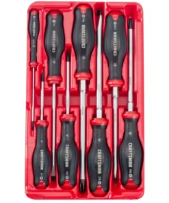 CRAFTSMAN Screwdrivers V-series 8-Piece Bi-material Handle Set Screwdriver Set -Craftsman Store 44611139