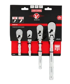CRAFTSMAN Ratchets & Ratchet Sets V-series 4-Piece Set Drive Flexible Head Standard Ratchet Set -Craftsman Store 44613178