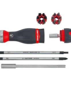 CRAFTSMAN Screwdrivers V-series 18-Piece Bi-material Handle Ratcheting Set Multi-bit Screwdriver Set -Craftsman Store 44614502