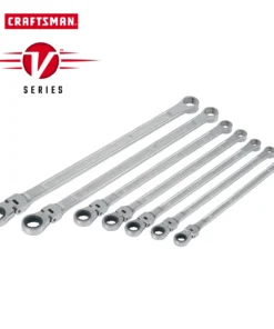 CRAFTSMAN Ratchet Wrenches & Sets V-series 7-Piece Set 6-point Metric Flexible Head Ratchet Wrench Set