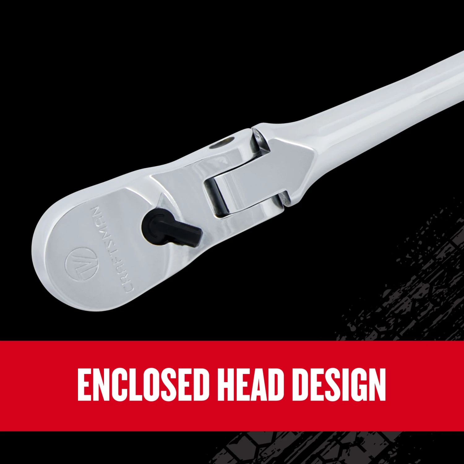 CRAFTSMAN Ratchets & Ratchet Sets V-series 96-Tooth 1/2-in Drive Flexible Head Standard Ratchet 8 CRAFTSMAN Ratchets & Ratchet Sets V-series 96-Tooth 1/2-in Drive Flexible Head Standard Ratchet - Image 8