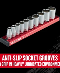CRAFTSMAN Sockets & Socket Sets V-Series 10-Piece Metric 1/4-in Drive 6-point Set Shallow Socket Set -Craftsman Store 44779056
